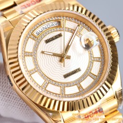 DayDate 128239 36mm YG/YG Diamond DIal LZ V3 VR3255(Gain Weight)