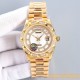 DayDate 128239 36mm YG/YG Diamond DIal LZ V3 VR3255(Gain Weight)