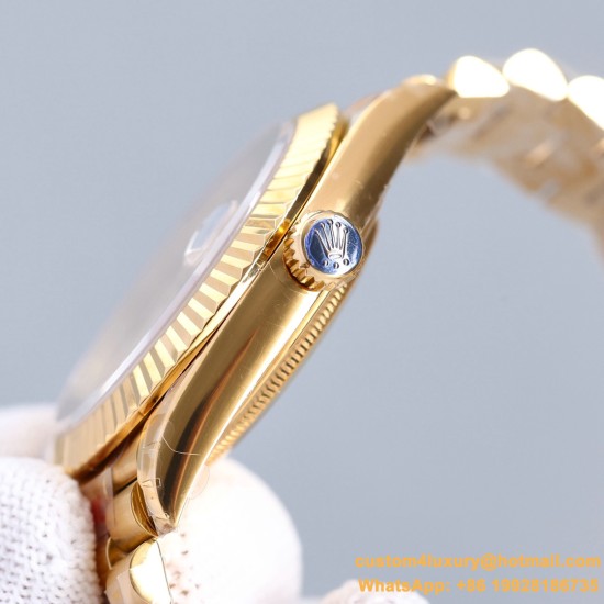 DayDate 128239 36mm YG/YG Diamond DIal LZ V3 VR3255(Gain Weight)