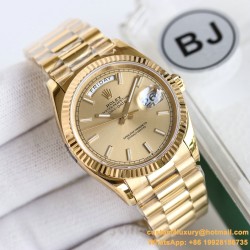 DayDate 128238 36mm YG/YG Green/Brown YG Dial BJ V3 VR3255(Gain Weight)