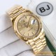 DayDate 128238 36mm YG/YG Green/Brown YG Dial BJ V3 VR3255(Gain Weight)