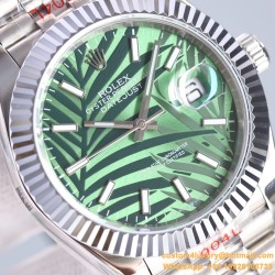 Datejust 126333 41mm Jub SS/SS Green Textured/Stk LZ SH3235