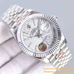 Datejust 126333 41mm Jub SS/SS White Textured/Stk LZ SH3235