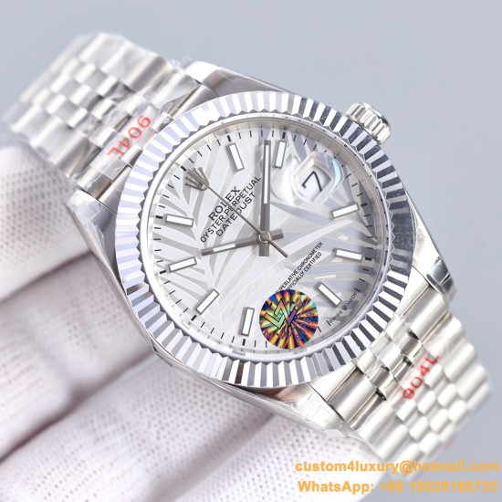 Datejust 126333 41mm Jub SS/SS White Textured/Stk LZ SH3235