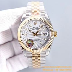 Datejust 126333 41mm Jub YG/SS Silver Textured/Stk LZ SH3235