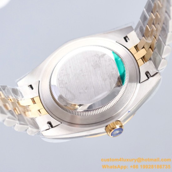 Datejust 126333 41mm Jub RG/SS Silver Textured/Stk LZ SH3235
