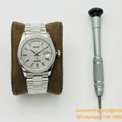 DayDate 36mm SS/SS Dia Pres Diamond Dial VRS A2836