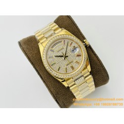 DayDate 36mm YG/YG Dia Pres Diamond Dial VRS A2836