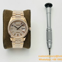 DayDate 36mm RG/RG Dia Pres Diamond Dial VRS A2836