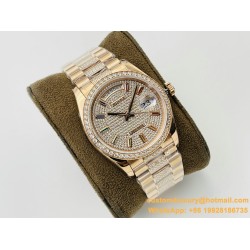 DayDate 36mm RG/RG Dia Pres Diamond Dial VRS A2836