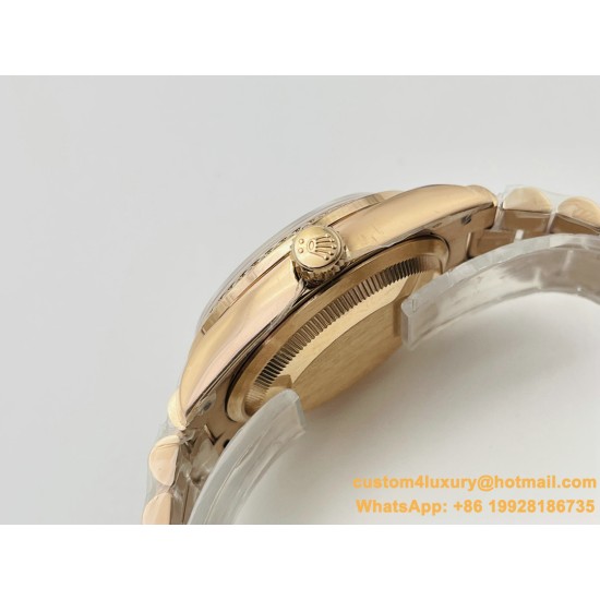 DayDate 36mm RG/RG Dia Pres Diamond Dial VRS A2836