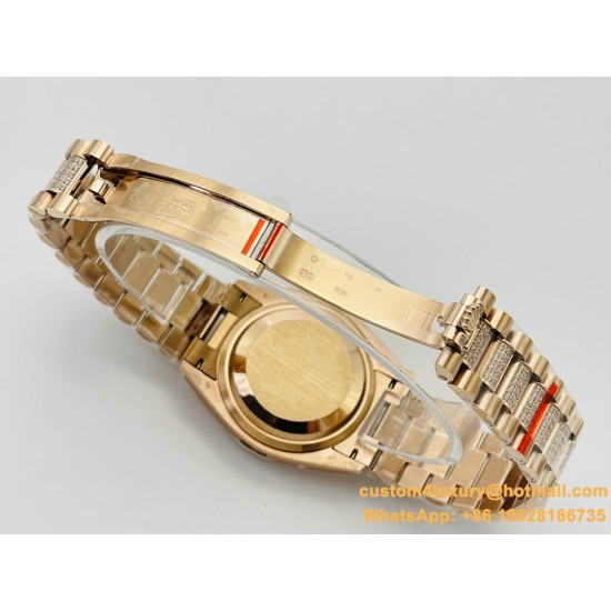 DayDate 36mm RG/RG Dia Pres Diamond Dial VRS A2836