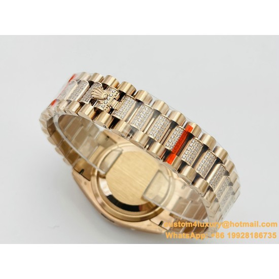 DayDate 36mm RG/RG Dia Pres Diamond Dial VRS A2836