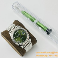 DayDate 228236 40mm SS/SS Green/Rmn VRS VR3255(Gain Weight)