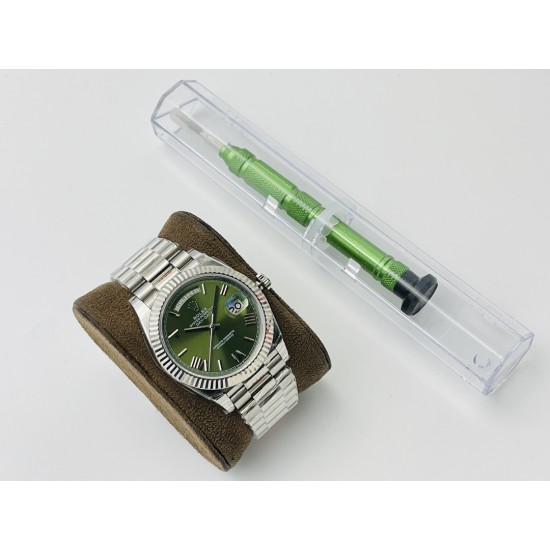 DayDate 228236 40mm SS/SS Green/Rmn VRS VR3255(Gain Weight)