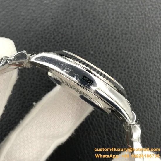 DayDate 36mm Flt Pres SS/SS Silv Wht Diam EWF A3255