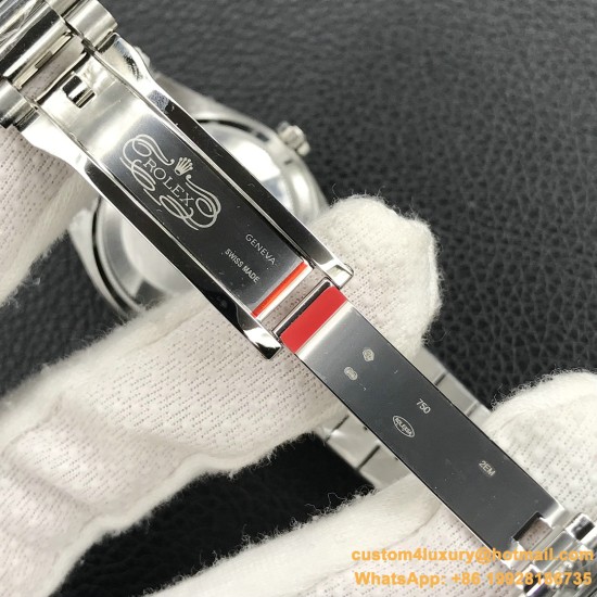 DayDate 36mm Flt Pres SS/SS Silv Wht Diam EWF A3255