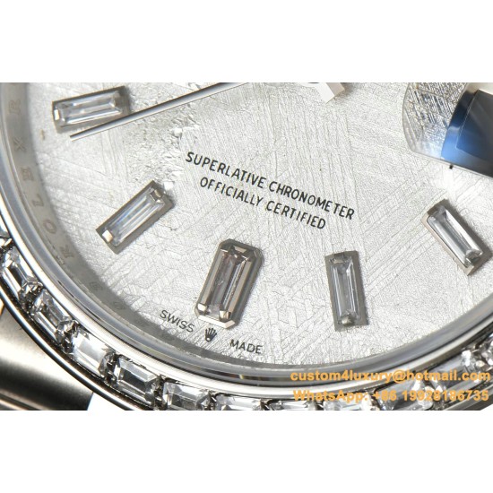 Rolex - DayDate 36mm Dia Pres SS/SS Wht MOP Diam EWF A3255 Mo