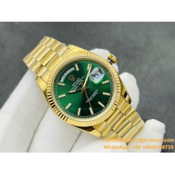 DayDate 228238 40mm YG/YG Green Dial VRS V4 VR3255 (Gain Weight)