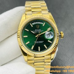 DayDate 228238 40mm YG/YG Green Dial VRS V4 VR3255 (Gain Weight)
