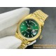 DayDate 228238 40mm YG/YG Green Dial VRS V4 VR3255 (Gain Weight)