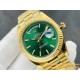 DayDate 228238 40mm YG/YG Green Dial VRS V4 VR3255 (Gain Weight)