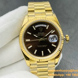 DayDate 228238 40mm YG/YG Brown Dial VRS SH3255(Tungsten Heavy Version)