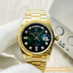 DayDate 228238 40mm YG/YG Green Dial VRF SH3255(Tungsten Heavy Version)