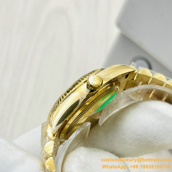 DayDate 228238 40mm YG/YG Green Dial VRF SH3255(Tungsten Heavy Version)