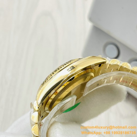 DayDate 228238 40mm YG/YG Green Dial VRF SH3255(Tungsten Heavy Version)