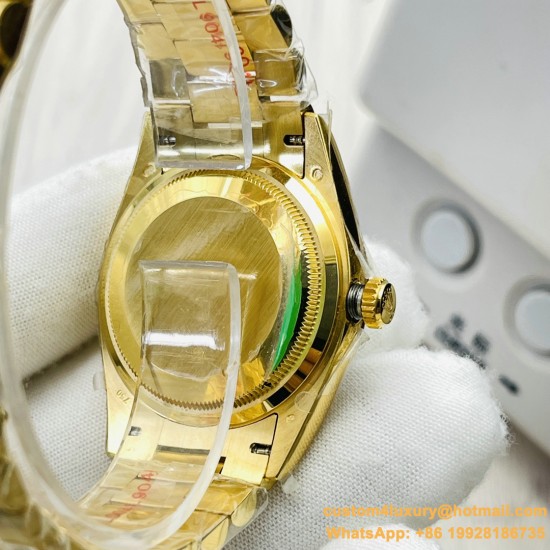 DayDate 228238 40mm YG/YG Green Dial VRF SH3255(Tungsten Heavy Version)