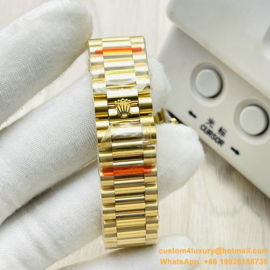 DayDate 228238 40mm YG/YG Green Dial VRF SH3255(Tungsten Heavy Version)