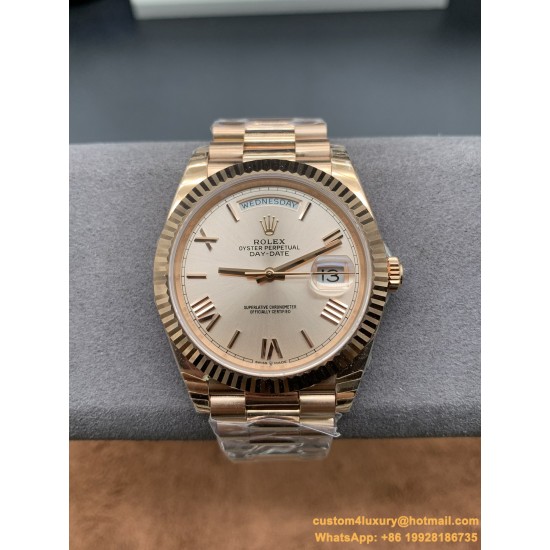 DayDate 228235 40mm RG/RG Rose Gold/Rmn EWF V4 VR3255 (Gain Weight)