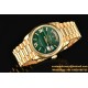 DayDate 36mm YG/YG Flt Pres Malachite Dial CSF A2836