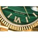 DayDate 36mm YG/YG Flt Pres Malachite Dial CSF A2836