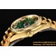 DayDate 36mm YG/YG Flt Pres Malachite Dial CSF A2836