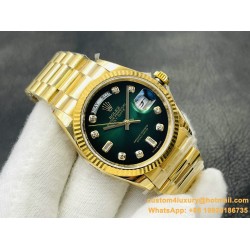 DayDate 228238 40mm YG/YG Green Dial VRF SH3255(Tungsten Heavy Version)