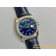 Rolex - DayDate 36mm Flt Pres SS/LE Blue Stk EWF A2836