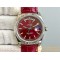 Rolex - DayDate 36mm Flt Pres SS/LE Red Dial Stk EWF A2836