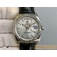 Rolex - DayDate 36mm Flt Pres SS/LE Silver Stk EWF A2836