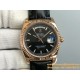 Rolex - DayDate 36mm Flt Pres RG/LE Black Stk EWF A2836