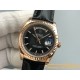 Rolex - DayDate 36mm Flt Pres RG/LE Black Stk EWF A2836