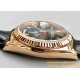 Rolex - DayDate 36mm Flt Pres RG/LE Black Stk EWF A2836