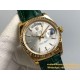Rolex - DayDate 36mm Flt Pres YG/LE Silver Dial Stk EWF A2836