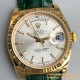 Rolex - DayDate 36mm Flt Pres YG/LE Silver Dial Stk EWF A2836