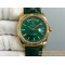 Rolex - DayDate 36mm Flt Pres YG/LE Green Dial Stk EWF A2836