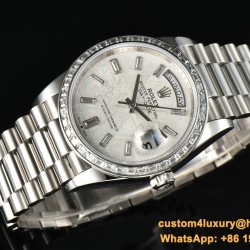 DayDate 128236 36mm SS/SS Diam White/Diam Stk CSF A2836