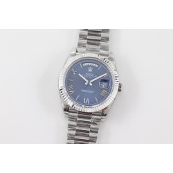 DayDate 228236 40mm SS/SS Blue Dial Rmn STK TWS A2836