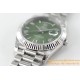 DayDate 228236 40mm SS/SS Green Dial Rmn TWS A2836