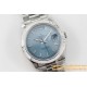 DayDate 40mm SS/SS Ice Blue Textured Dial TWS A2836